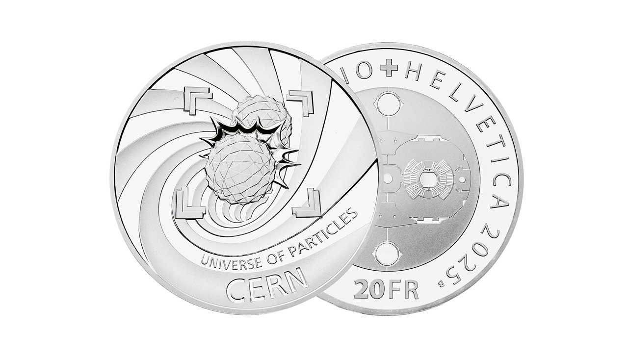 Silbermünze «Cern»