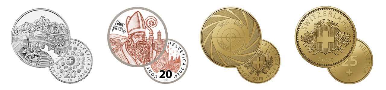 die Schweiz, St.Niklaus, Sondermünze SSV, 25 Jahre