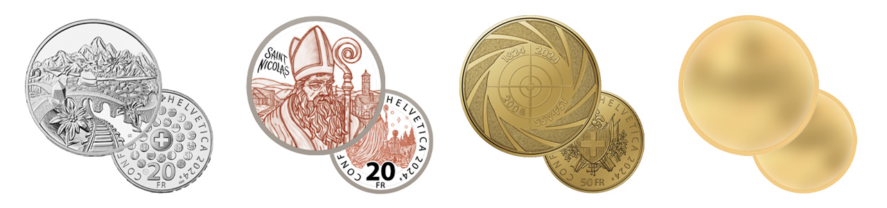 die Schweiz, St.Niklaus, Sondermünze SSV, 25 Jahre