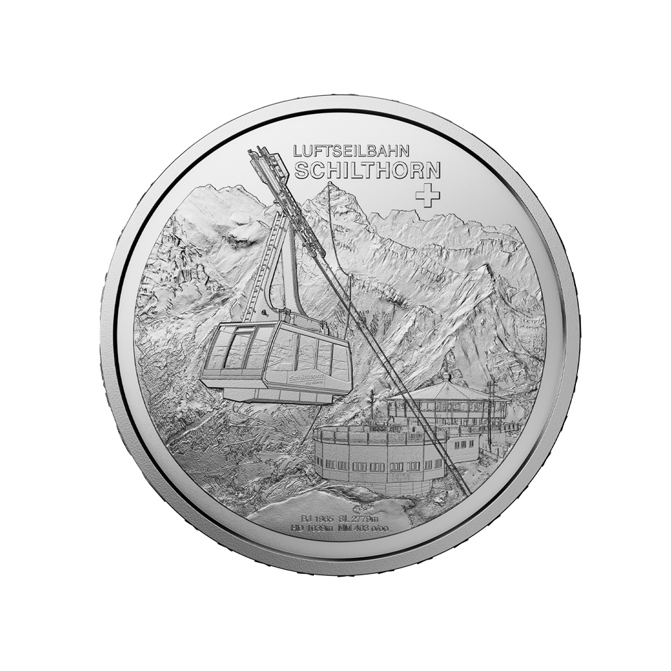 Moneta speciale «Cabinovia Schilthorn»