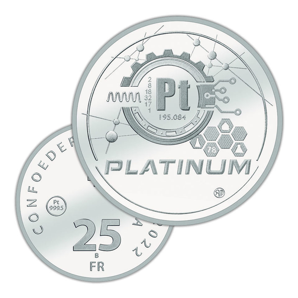 Polierte Platte im Etui mit Echtheitszertifikat