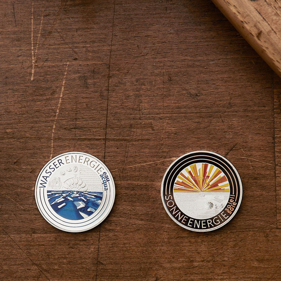 Bekenntnis zur Nachhaltigkeit, in Metall gegossen: «Sonnenenergie»